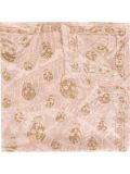 'Paisley Overprinted Skull'围巾