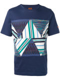 zigzag print T-shirt