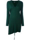 longsleeved v-neck dress