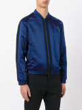 zipped bomber jacket 