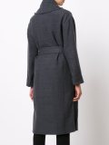 waist tie wrap coat