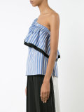 single shoulder blouse