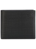 logo embossed bi-fold wallet