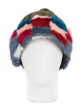 fur trim beanie 