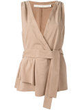 drawstring fitted jacket 