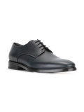 bi-material textured Derby shoes