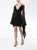 ruffle sleeve mini dress