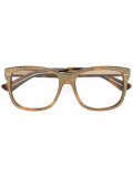 square frame rhinestone glasses