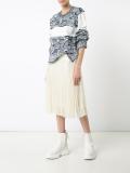 cable knit paneled jumper