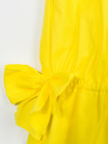 ruffled hem dress