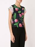 short sleeves floral blouse