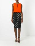 printed pencil skirt 
