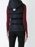 padded hooded gilet