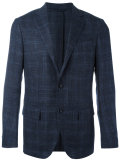 checked blazer
