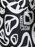 melting peace sign slip dress