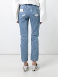 ripped cropped jeans