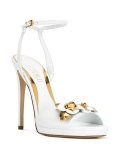 floral detail sandals