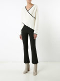crossover knitted top