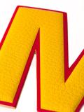 'M' sticker