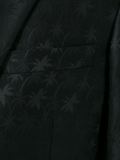 棕树提花西装夹克