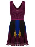 flared knit dress