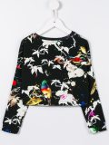 bird print jumper