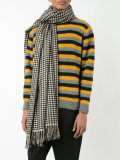 cashmere checked scarf