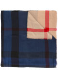 checked scarf