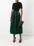 embellished striped skirt