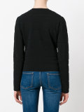 v-neck cropped cardigan