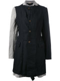 ruffle trim coat