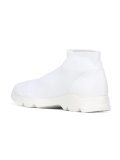 ridged sole laceless sneakers