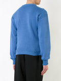embroidered patch sweater