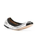 metallic ballerinas