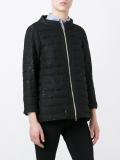 zipped padded jacket