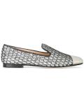 glitter embellished slippers