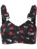 tattoo print bralet