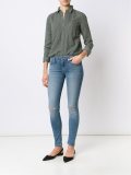 pocketed button down shirt