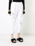 distressed trousers