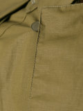 straps detail hooded coat