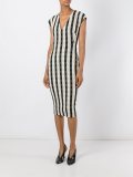 fitted gingham dress