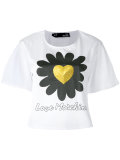 sequins heart T-shirt 