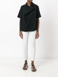 cowl neck blouse