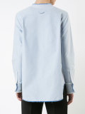 embroidered collar shirt