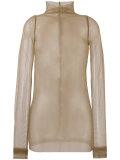 tulle long sleeve top