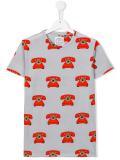 telephone print T-shirt