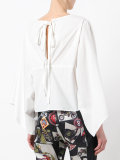 flared sleeves blouse 