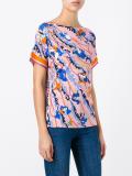 short-sleeve printed blouse 