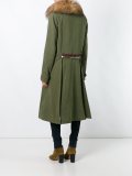 fur lined long coat