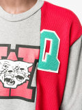 multi-panel sweatshirt 
